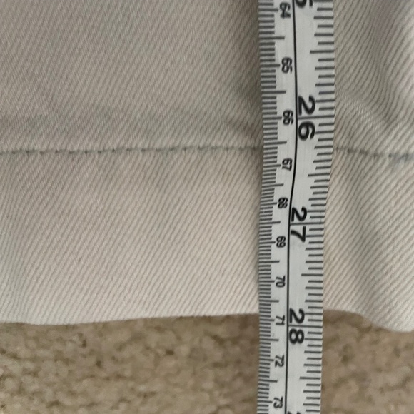 ROLLAS The Sailor Jean High Rise Wide Leg Color-block Shell Spice Gray /Cream 24 - Picture 10 of 11